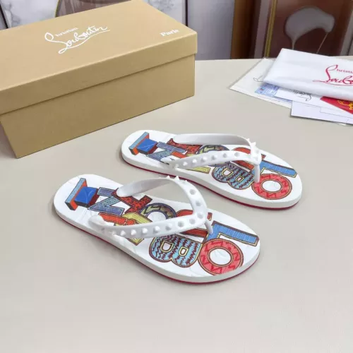 Cheap Christian Louboutin CL Slippers For Men #1329727 Replica Wholesale [$48.00 USD] [ITEM#1329727] on Replica Christian Louboutin CL Slippers