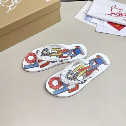 Cheap Christian Louboutin CL Slippers For Men #1329727 Replica Wholesale [$48.00 USD] [ITEM#1329727] on Replica Christian Louboutin CL Slippers