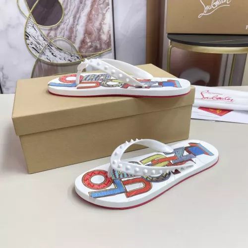 Cheap Christian Louboutin CL Slippers For Men #1329727 Replica Wholesale [$48.00 USD] [ITEM#1329727] on Replica Christian Louboutin CL Slippers