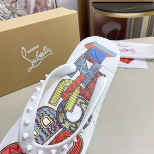 Cheap Christian Louboutin CL Slippers For Men #1329727 Replica Wholesale [$48.00 USD] [ITEM#1329727] on Replica Christian Louboutin CL Slippers
