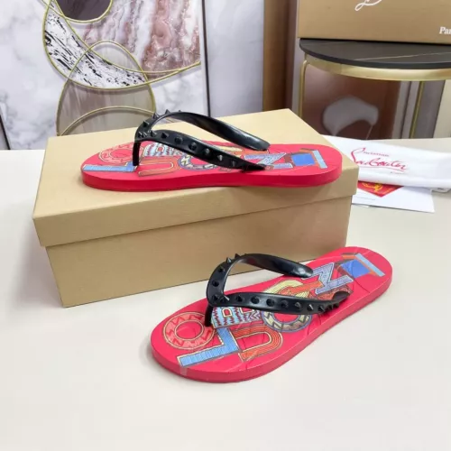 Cheap Christian Louboutin CL Slippers For Men #1329728 Replica Wholesale [$48.00 USD] [ITEM#1329728] on Replica Christian Louboutin CL Slippers