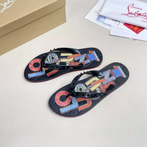 Cheap Christian Louboutin CL Slippers For Men #1329729 Replica Wholesale [$48.00 USD] [ITEM#1329729] on Replica Christian Louboutin CL Slippers