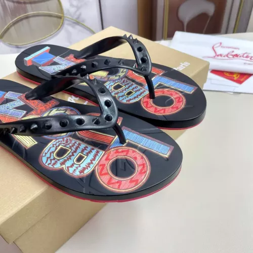 Cheap Christian Louboutin CL Slippers For Men #1329729 Replica Wholesale [$48.00 USD] [ITEM#1329729] on Replica Christian Louboutin CL Slippers