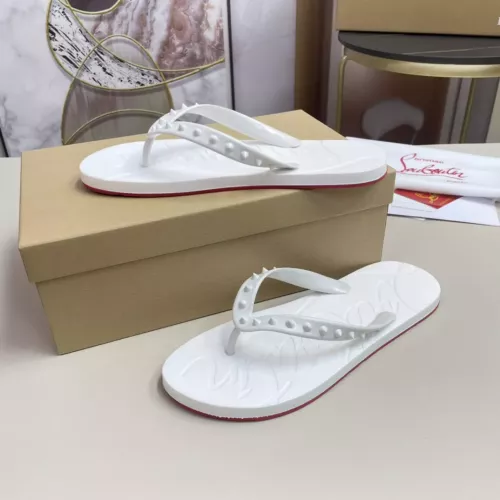 Cheap Christian Louboutin CL Slippers For Men #1329731 Replica Wholesale [$45.00 USD] [ITEM#1329731] on Replica Christian Louboutin CL Slippers