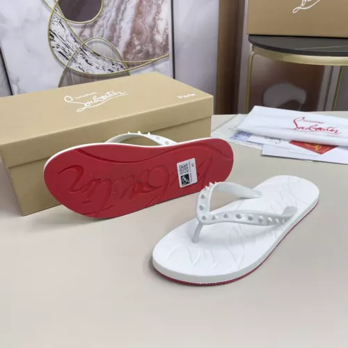 Cheap Christian Louboutin CL Slippers For Men #1329731 Replica Wholesale [$45.00 USD] [ITEM#1329731] on Replica Christian Louboutin CL Slippers