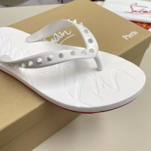 Cheap Christian Louboutin CL Slippers For Men #1329731 Replica Wholesale [$45.00 USD] [ITEM#1329731] on Replica Christian Louboutin CL Slippers