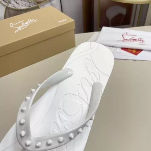 Cheap Christian Louboutin CL Slippers For Men #1329731 Replica Wholesale [$45.00 USD] [ITEM#1329731] on Replica Christian Louboutin CL Slippers