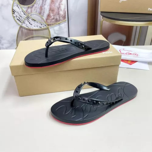 Cheap Christian Louboutin CL Slippers For Men #1329732 Replica Wholesale [$45.00 USD] [ITEM#1329732] on Replica Christian Louboutin CL Slippers