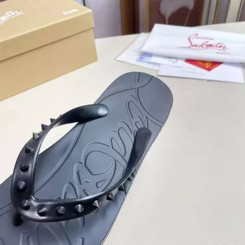 Cheap Christian Louboutin CL Slippers For Men #1329732 Replica Wholesale [$45.00 USD] [ITEM#1329732] on Replica Christian Louboutin CL Slippers