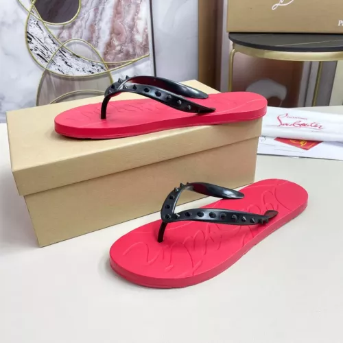 Cheap Christian Louboutin CL Slippers For Men #1329733 Replica Wholesale [$45.00 USD] [ITEM#1329733] on Replica Christian Louboutin CL Slippers