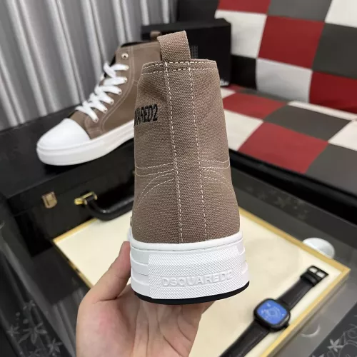 Cheap Dsquared High Tops Shoes For Men #1329750 Replica Wholesale [$82.00 USD] [ITEM#1329750] on Replica Dsquared High Tops Shoes