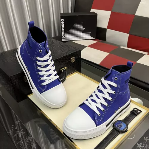 Cheap Dsquared High Tops Shoes For Men #1329751 Replica Wholesale [$82.00 USD] [ITEM#1329751] on Replica Dsquared High Tops Shoes