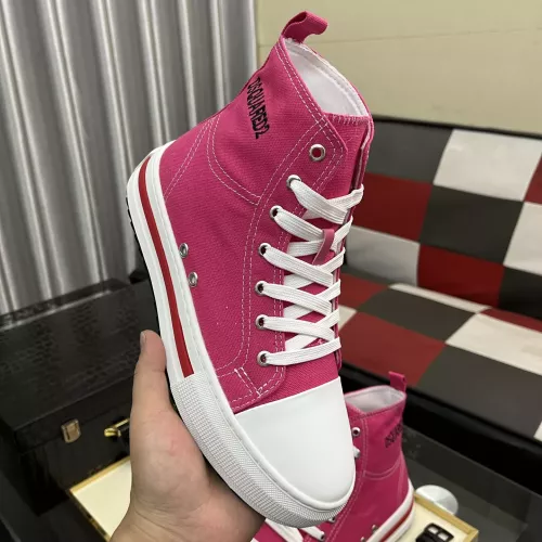 Cheap Dsquared High Tops Shoes For Women #1329774 Replica Wholesale [$82.00 USD] [ITEM#1329774] on Replica Dsquared High Tops Shoes