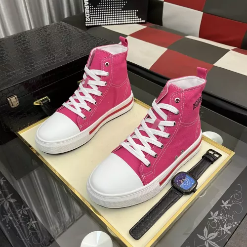 Cheap Dsquared High Tops Shoes For Women #1329774 Replica Wholesale [$82.00 USD] [ITEM#1329774] on Replica Dsquared High Tops Shoes