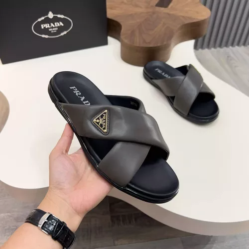 Cheap Prada Slippers For Men #1329862 Replica Wholesale [$98.00 USD] [ITEM#1329862] on Replica Prada Slippers