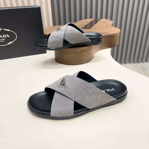 Cheap Prada Slippers For Men #1329870 Replica Wholesale [$92.00 USD] [ITEM#1329870] on Replica Prada Slippers