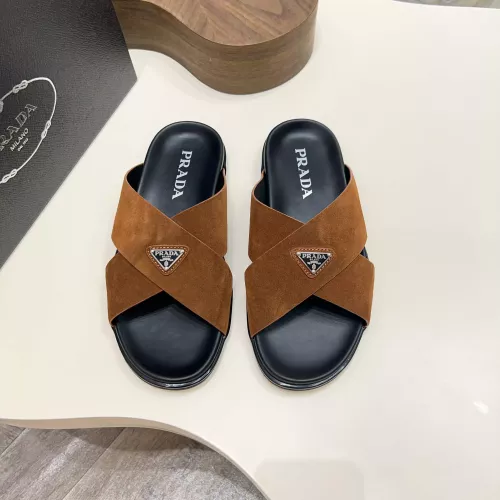 Cheap Prada Slippers For Men #1329871 Replica Wholesale [$92.00 USD] [ITEM#1329871] on Replica Prada Slippers