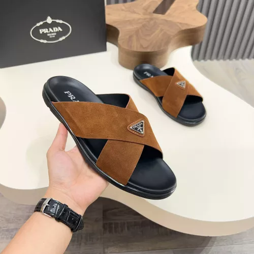 Cheap Prada Slippers For Men #1329871 Replica Wholesale [$92.00 USD] [ITEM#1329871] on Replica Prada Slippers