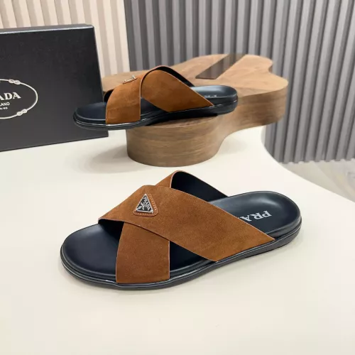 Cheap Prada Slippers For Men #1329871 Replica Wholesale [$92.00 USD] [ITEM#1329871] on Replica Prada Slippers