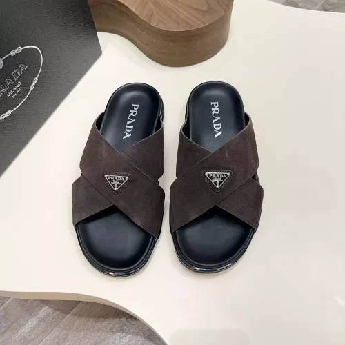 Cheap Prada Slippers For Men #1329872 Replica Wholesale [$92.00 USD] [ITEM#1329872] on Replica Prada Slippers