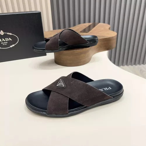 Cheap Prada Slippers For Men #1329872 Replica Wholesale [$92.00 USD] [ITEM#1329872] on Replica Prada Slippers