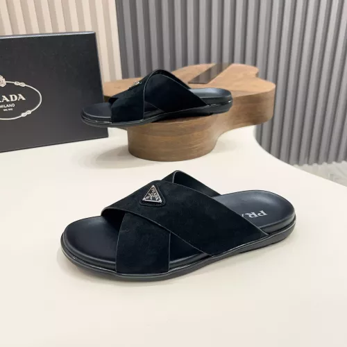 Cheap Prada Slippers For Men #1329873 Replica Wholesale [$92.00 USD] [ITEM#1329873] on Replica Prada Slippers