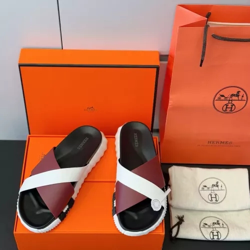 Cheap Hermes Slippers For Men #1329888 Replica Wholesale [$68.00 USD] [ITEM#1329888] on Replica Hermes Slippers