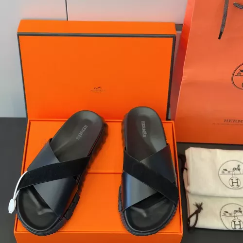 Cheap Hermes Slippers For Men #1329891 Replica Wholesale [$68.00 USD] [ITEM#1329891] on Replica Hermes Slippers