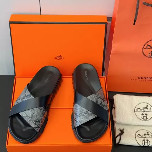Cheap Hermes Slippers For Men #1329893 Replica Wholesale [$68.00 USD] [ITEM#1329893] on Replica Hermes Slippers