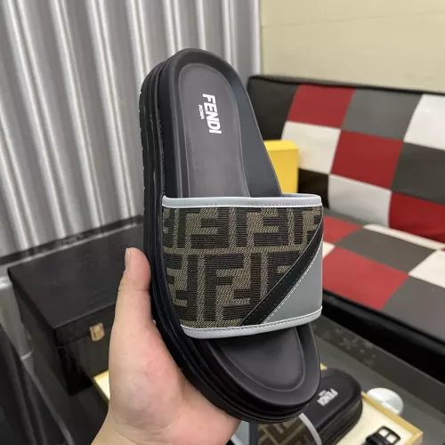 Cheap Fendi Slippers For Men #1329926 Replica Wholesale [$60.00 USD] [ITEM#1329926] on Replica Fendi Slippers