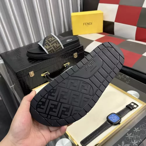 Cheap Fendi Slippers For Men #1329926 Replica Wholesale [$60.00 USD] [ITEM#1329926] on Replica Fendi Slippers