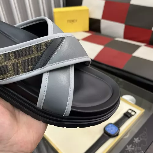 Cheap Fendi Slippers For Men #1329934 Replica Wholesale [$60.00 USD] [ITEM#1329934] on Replica Fendi Slippers
