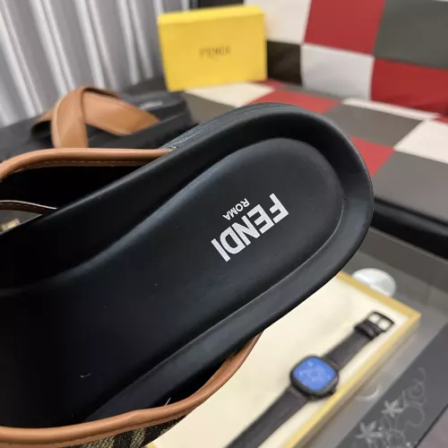 Cheap Fendi Slippers For Men #1329935 Replica Wholesale [$60.00 USD] [ITEM#1329935] on Replica Fendi Slippers