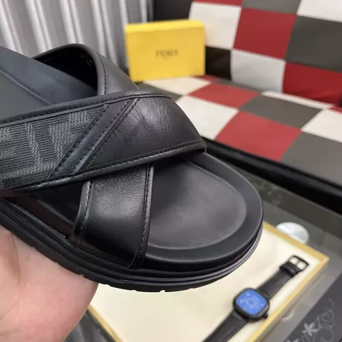 Cheap Fendi Slippers For Men #1329936 Replica Wholesale [$60.00 USD] [ITEM#1329936] on Replica Fendi Slippers