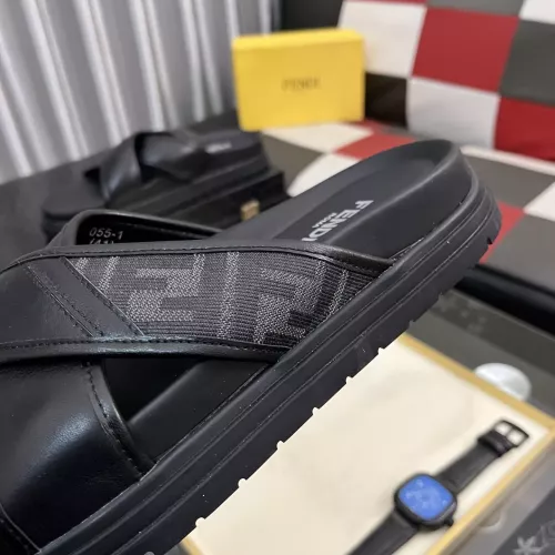 Cheap Fendi Slippers For Men #1329936 Replica Wholesale [$60.00 USD] [ITEM#1329936] on Replica Fendi Slippers