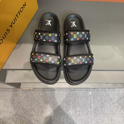 Cheap Louis Vuitton Slippers For Men #1329999 Replica Wholesale [$60.00 USD] [ITEM#1329999] on Replica Louis Vuitton Slippers