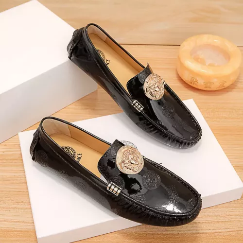 Cheap Versace Leather Shoes For Men #1330112 Replica Wholesale [$72.00 USD] [ITEM#1330112] on Replica Versace Leather Shoes