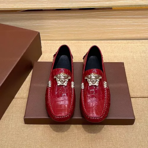 Cheap Versace Leather Shoes For Men #1330113 Replica Wholesale [$72.00 USD] [ITEM#1330113] on Replica Versace Leather Shoes