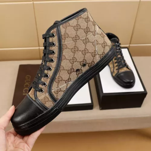 Cheap Gucci High Tops Shoes For Men #1330138 Replica Wholesale [$72.00 USD] [ITEM#1330138] on Replica Gucci High Tops Shoes