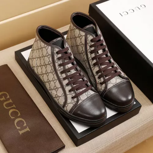 Cheap Gucci High Tops Shoes For Men #1330141 Replica Wholesale [$72.00 USD] [ITEM#1330141] on Replica Gucci High Tops Shoes