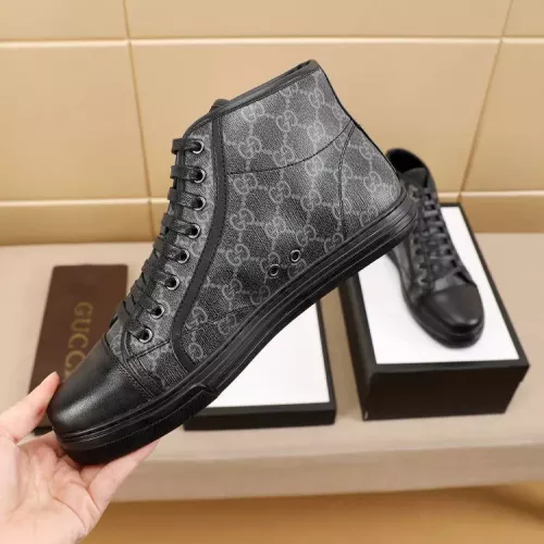 Cheap Gucci High Tops Shoes For Men #1330142 Replica Wholesale [$72.00 USD] [ITEM#1330142] on Replica Gucci High Tops Shoes