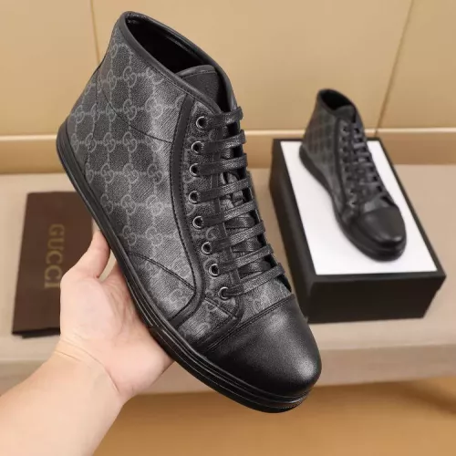 Cheap Gucci High Tops Shoes For Men #1330142 Replica Wholesale [$72.00 USD] [ITEM#1330142] on Replica Gucci High Tops Shoes