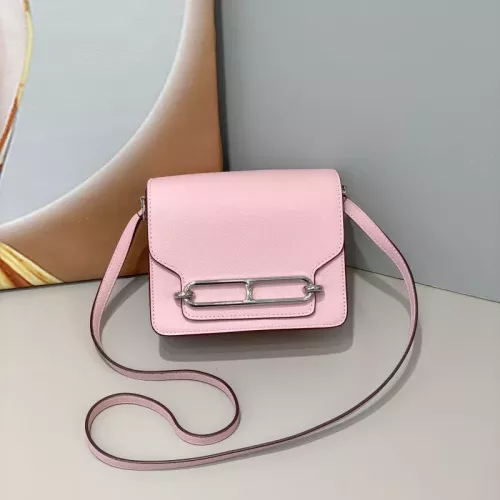 Hermes AAA Quality Messenger Bags In Silver For Women #1330168