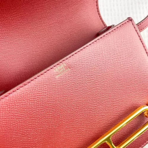 Cheap Hermes AAA Quality Messenger Bags In Gold For Women #1330174 Replica Wholesale [$72.00 USD] [ITEM#1330174] on Replica Hermes AAA Quality Messenger Bags