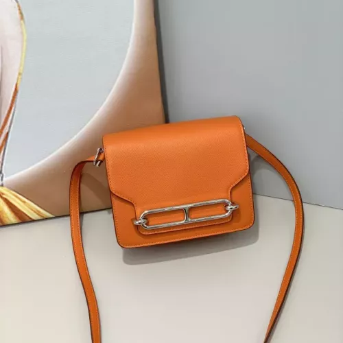 Hermes AAA Quality Messenger Bags In Silver For Women #1330176