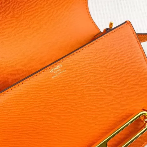 Cheap Hermes AAA Quality Messenger Bags In Gold For Women #1330177 Replica Wholesale [$72.00 USD] [ITEM#1330177] on Replica Hermes AAA Quality Messenger Bags