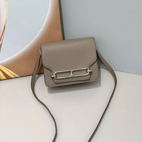 Hermes AAA Quality Messenger Bags In Silver For Women #1330180