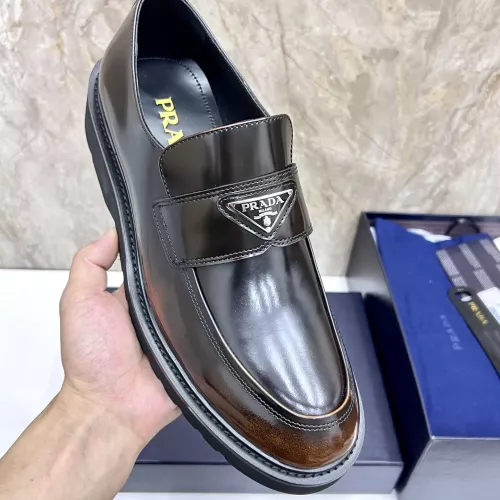 Cheap Prada Leather Shoes For Men #1330235 Replica Wholesale [$155.00 USD] [ITEM#1330235] on Replica Prada Leather Shoes