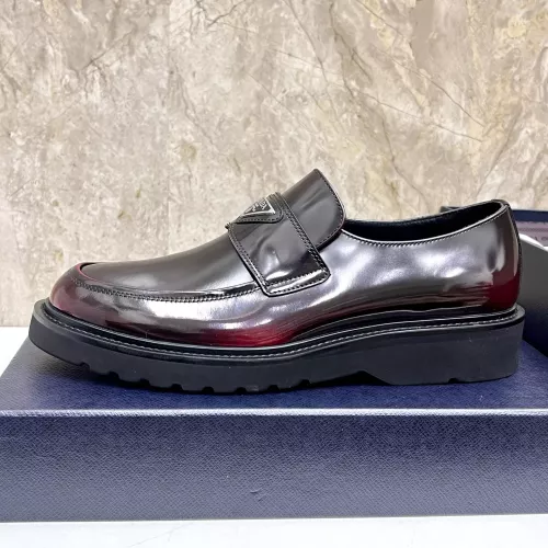Cheap Prada Leather Shoes For Men #1330236 Replica Wholesale [$155.00 USD] [ITEM#1330236] on Replica Prada Leather Shoes