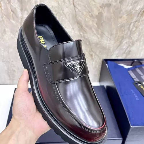 Cheap Prada Leather Shoes For Men #1330236 Replica Wholesale [$155.00 USD] [ITEM#1330236] on Replica Prada Leather Shoes